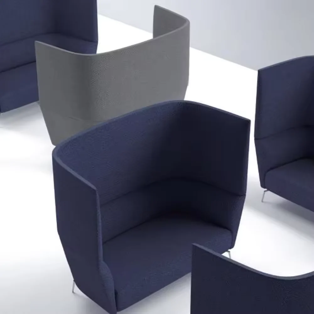 ST042A Ugo 布藝辦公室隔音屏風高背單人梳化