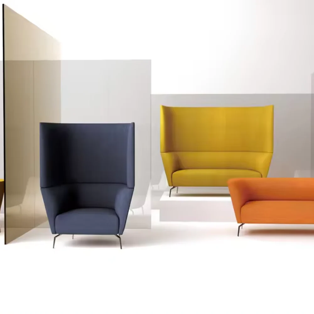 ST042A Ugo 布藝辦公室隔音屏風高背單人梳化