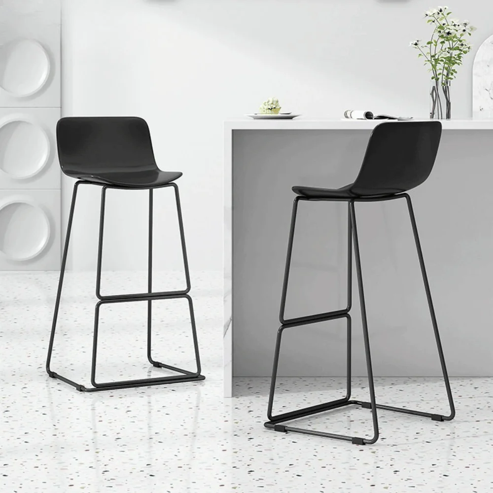 ST109 Round Metal High Leg Plastic Bar Stool