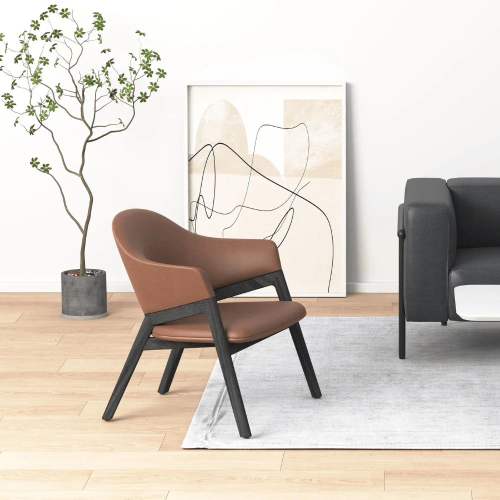 KST058 Banquette Office Fabric Leisure Armchair