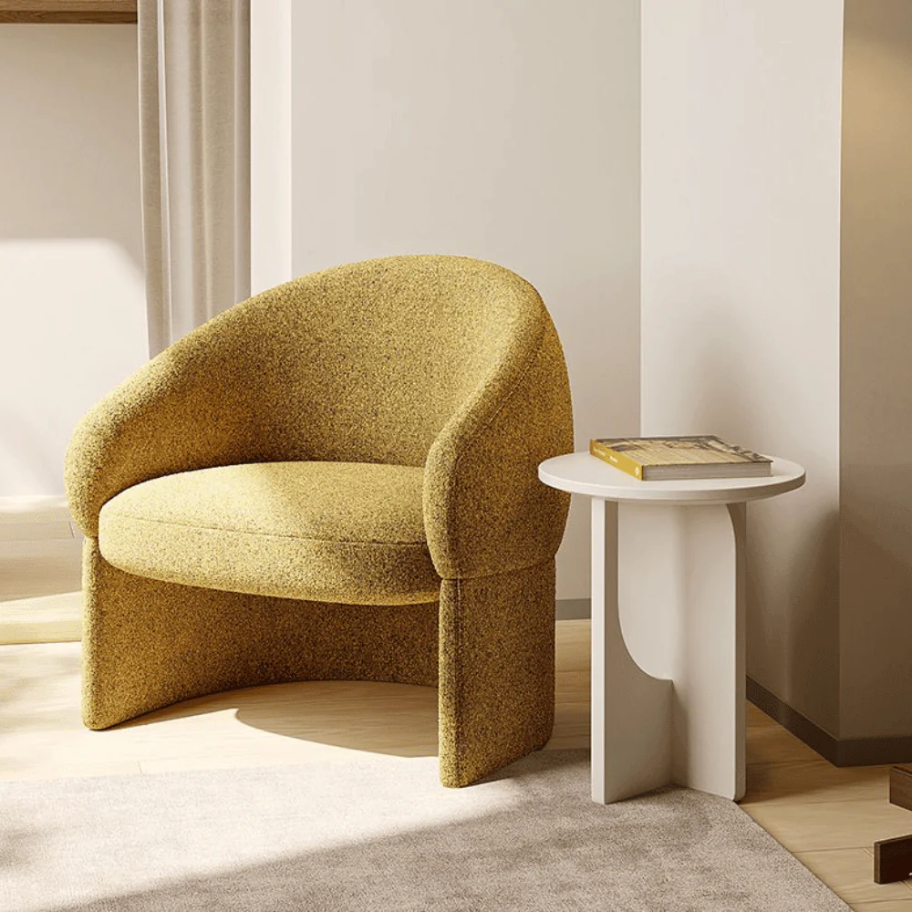 ST005 Recliner 布藝弧形辦公室休閒梳化椅