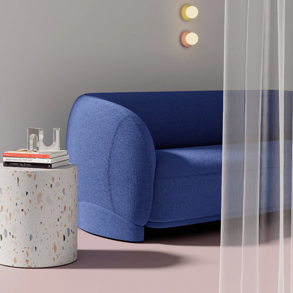 ST098 Pisa Office Fabric Sofa Set