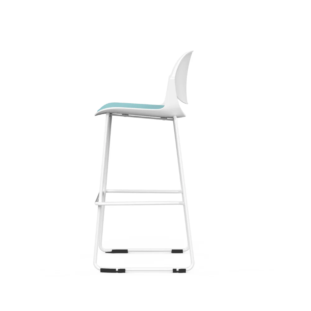 ST102 Sgabll Fabric Upholstered High Bar Stool