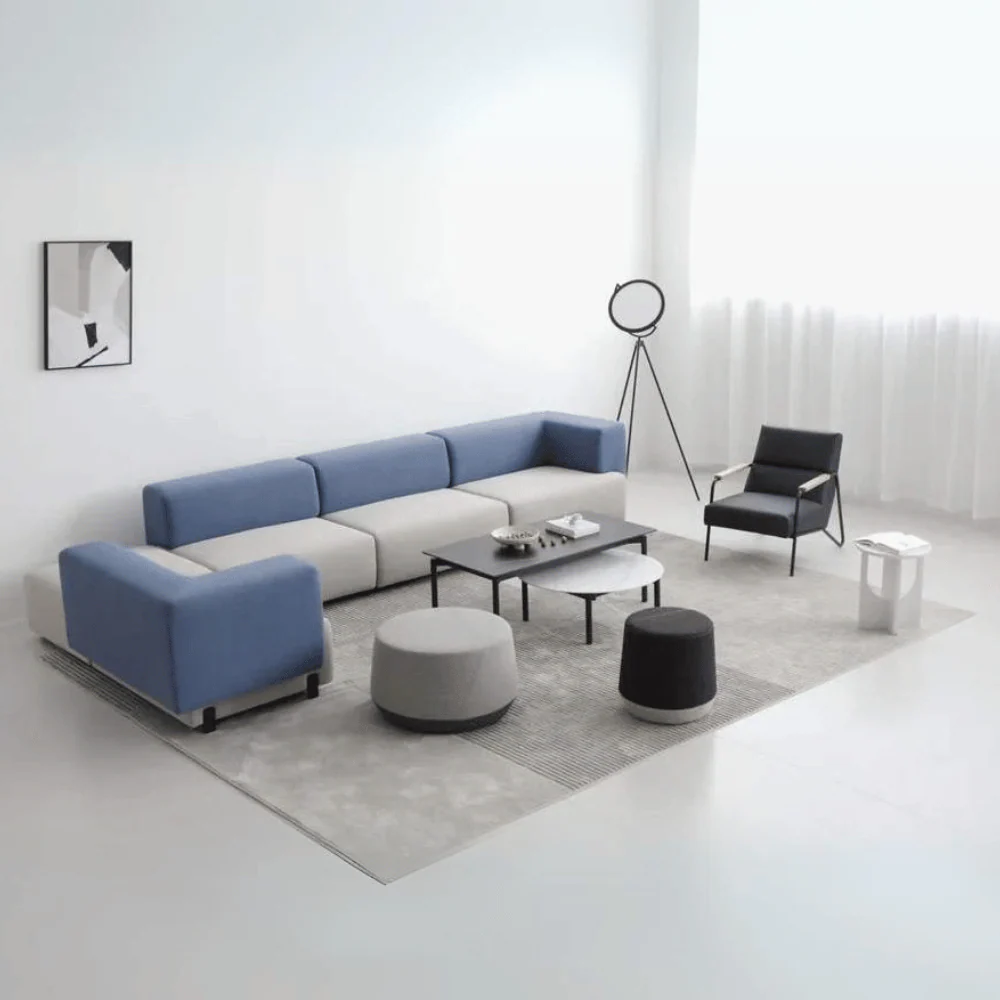 ST096 Bari Office Fabric Modular Sofa
