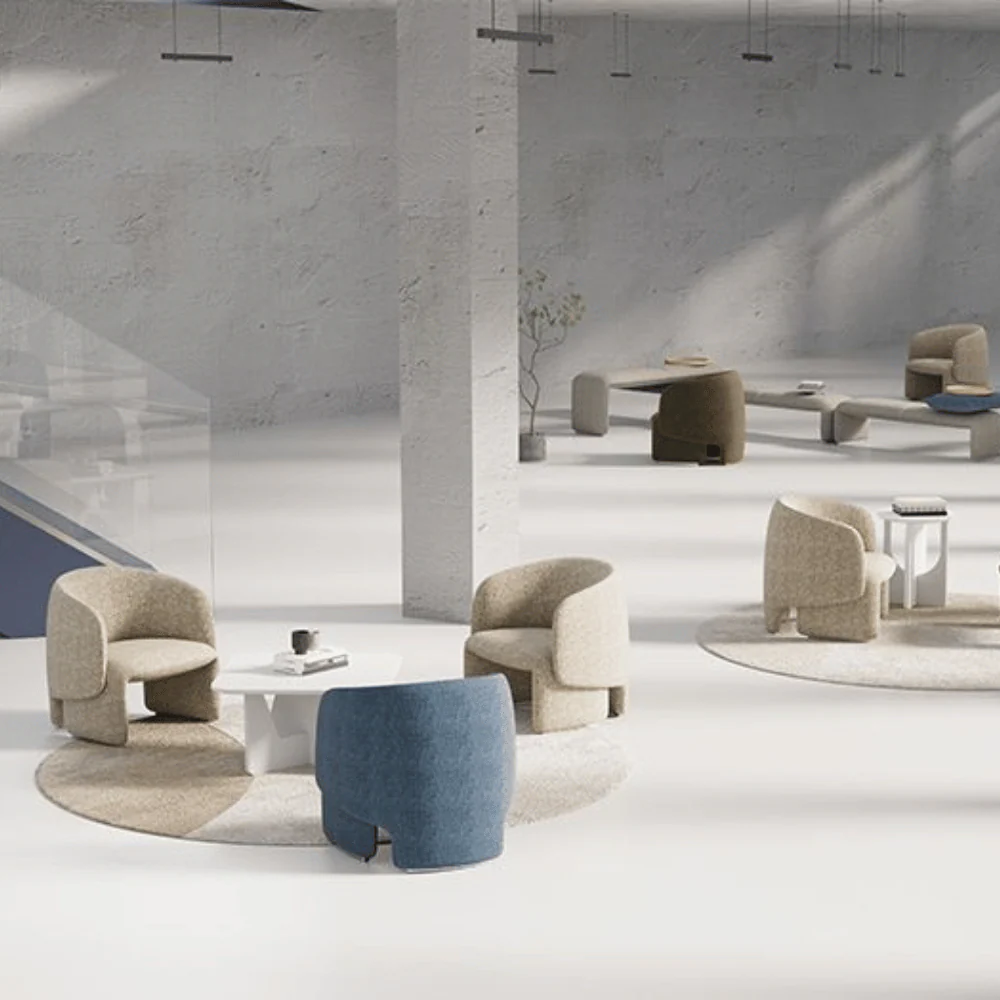 ST007 Sleeper Fabric Relaxing Single Sofa Chair