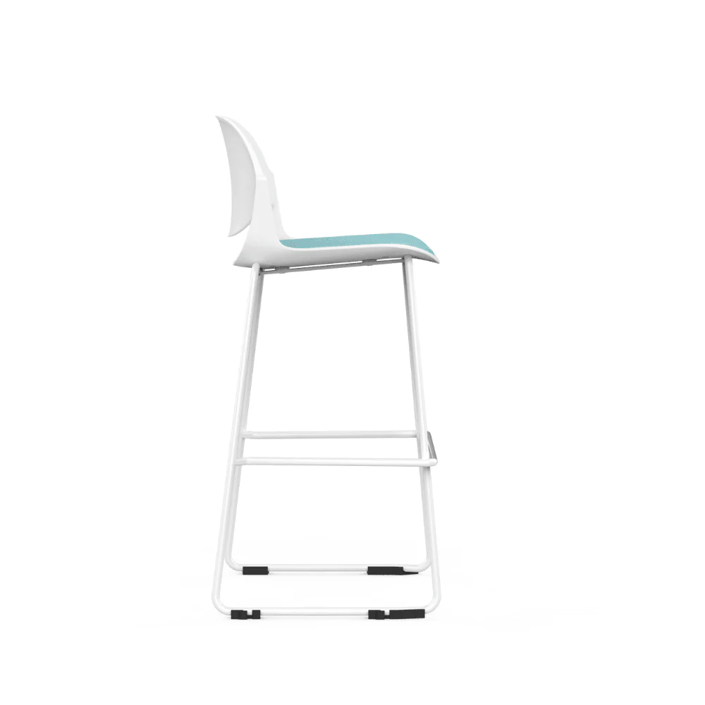 ST102 Sgabll Fabric Upholstered High Bar Stool