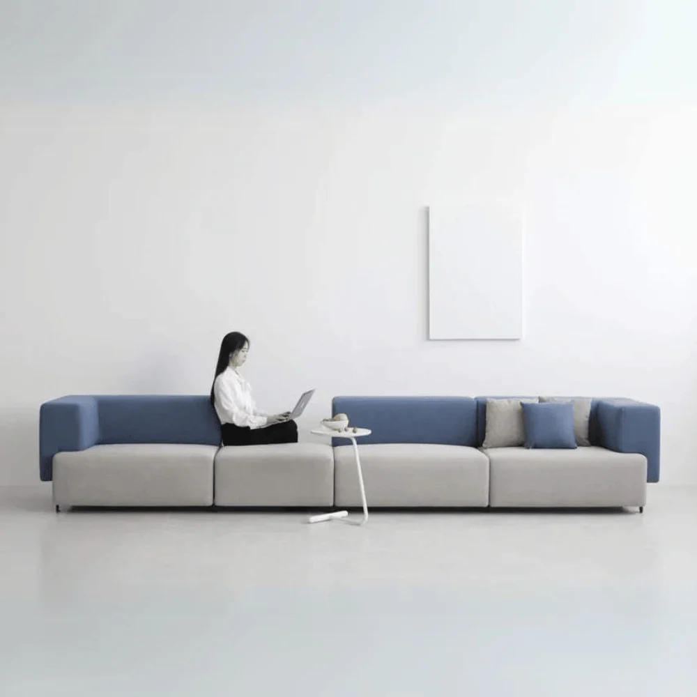 ST096 Bari Office Fabric Modular Sofa