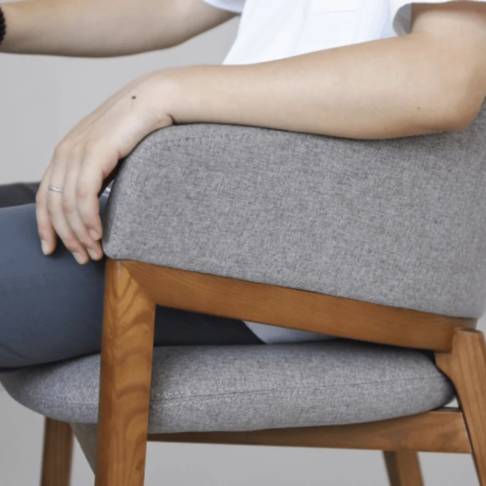 KST058 Banquette Office Fabric Leisure Armchair