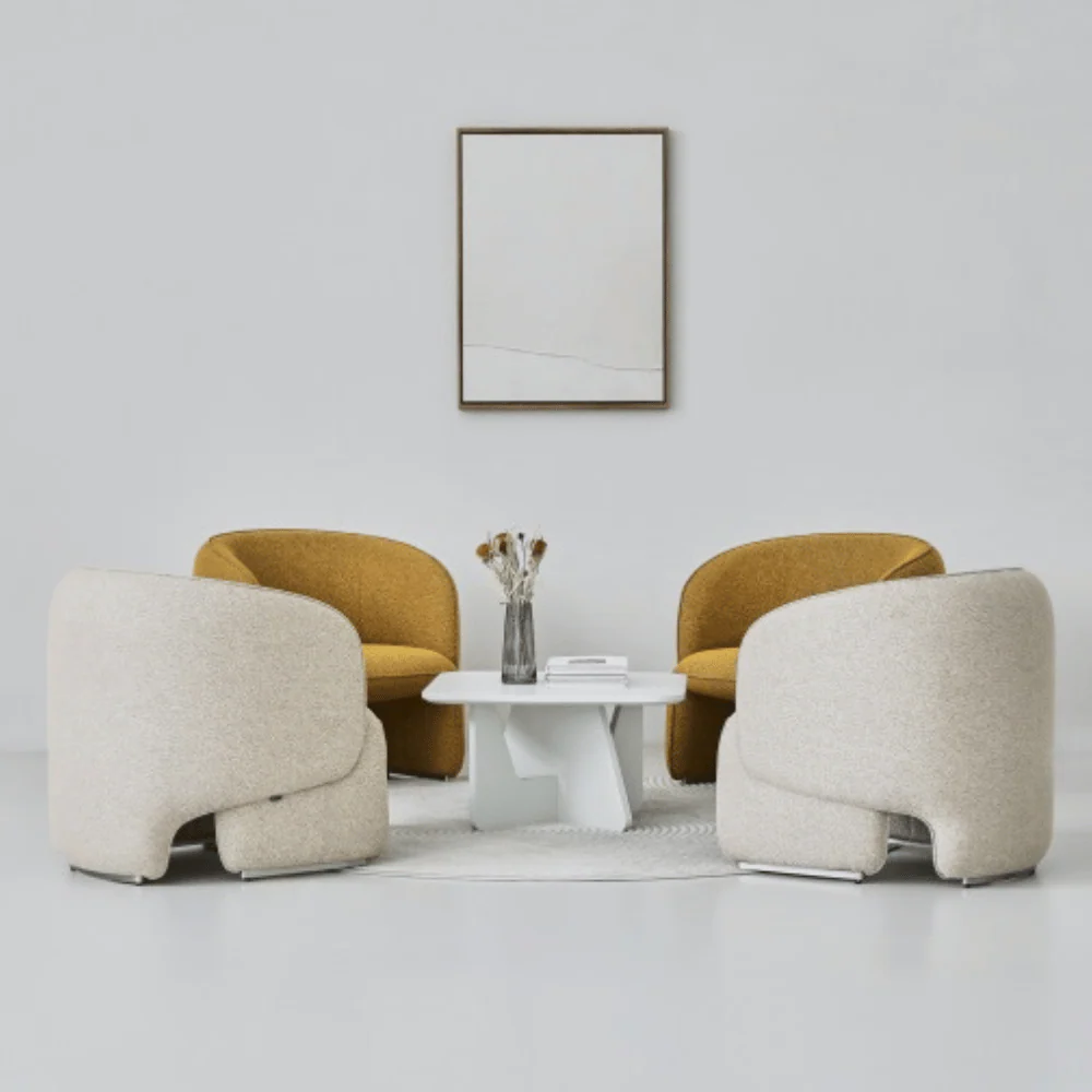 KST053 Sleeper Fabric Leisure Single Sofa Chair
