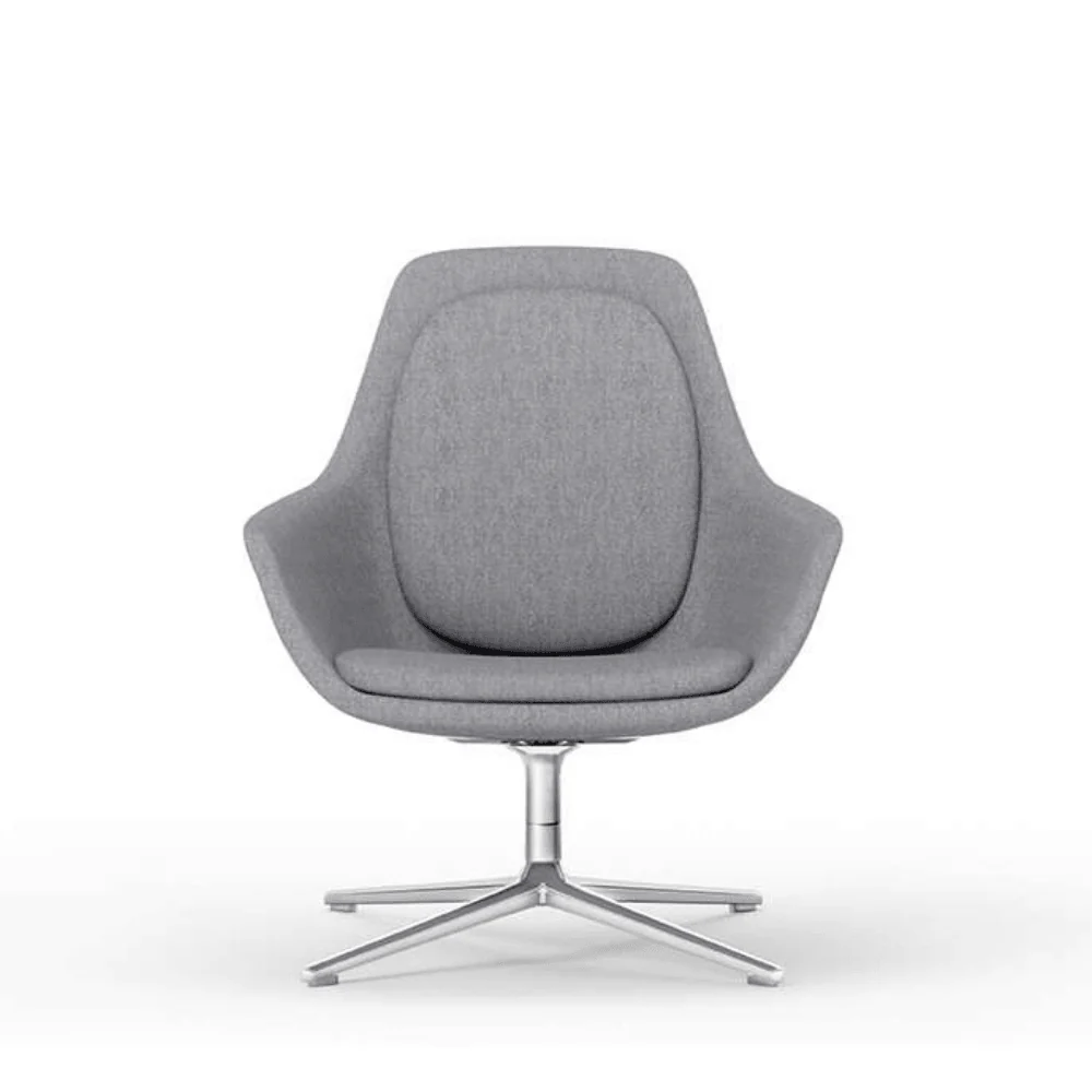 KST060 Davenport Mid-Back Fabric Lounge Armchair