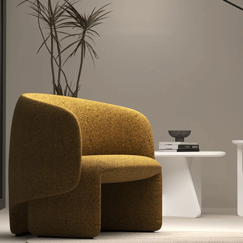KST053 Sleeper Fabric Leisure Single Sofa Chair