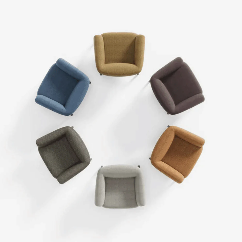 KST050 Chaise Fabric Single Leisure Armchair