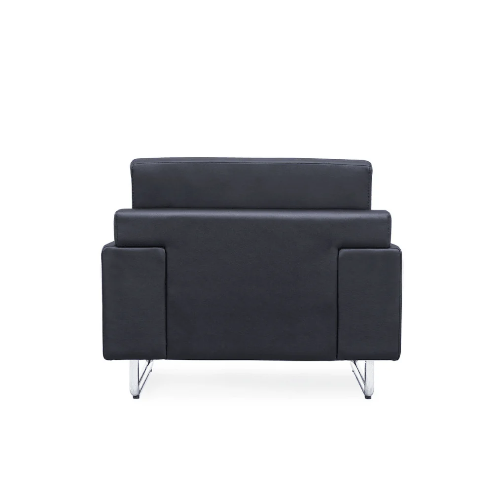 KST074 Venice Leather Office Single Sofa