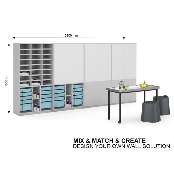 CS010 Gesso Multi-purpose Classroom Cabinet