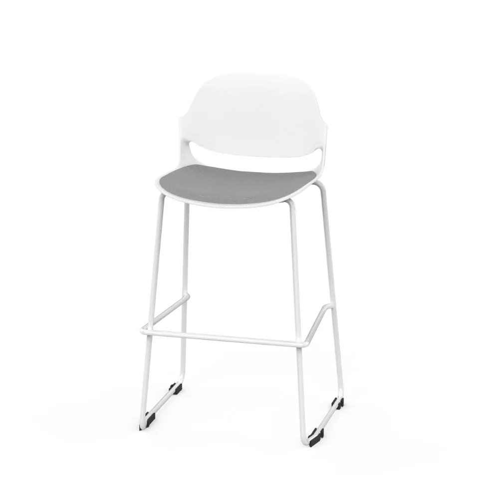 ST102 Sgabll Fabric Upholstered High Bar Stool