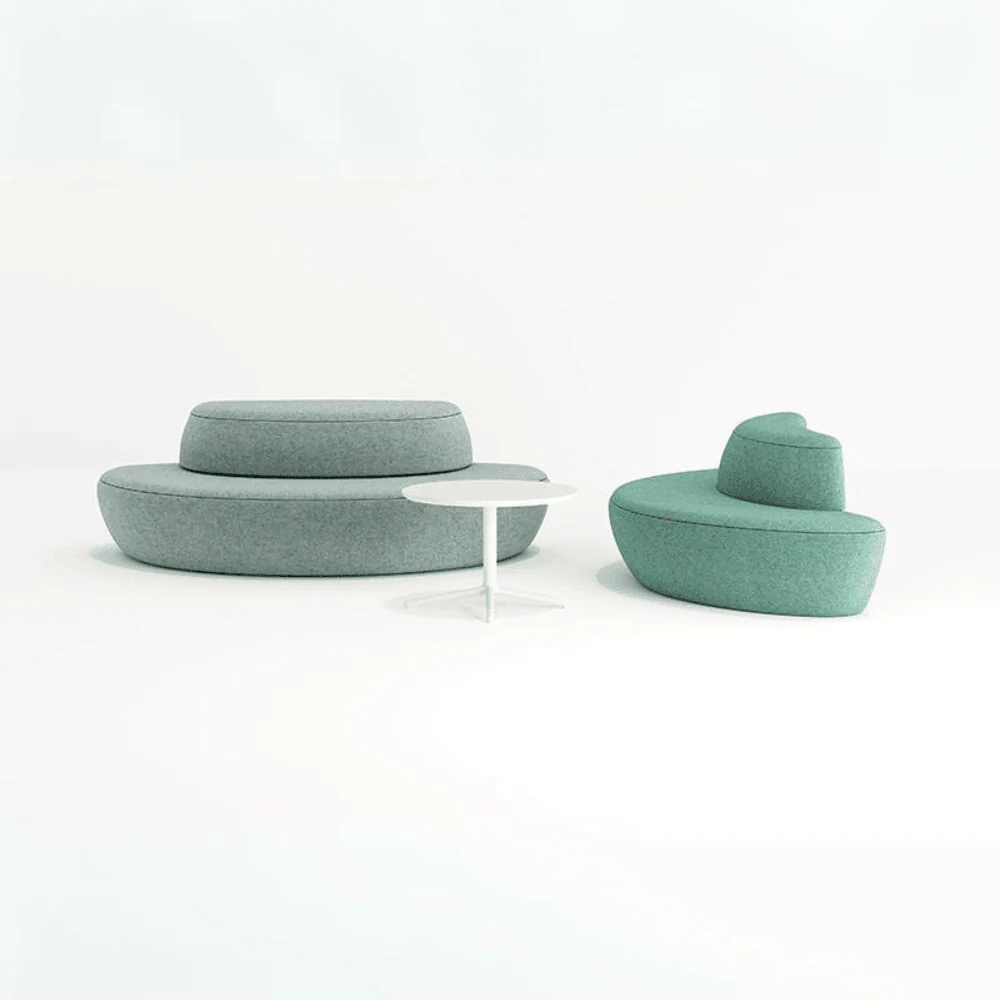 ST094 Siena Office Fabric Round Leisure Modular Sofa