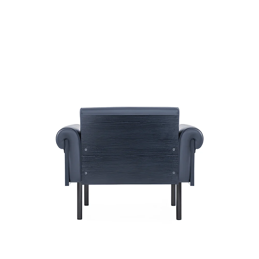 KST065 Saddle European style leather single office sofa