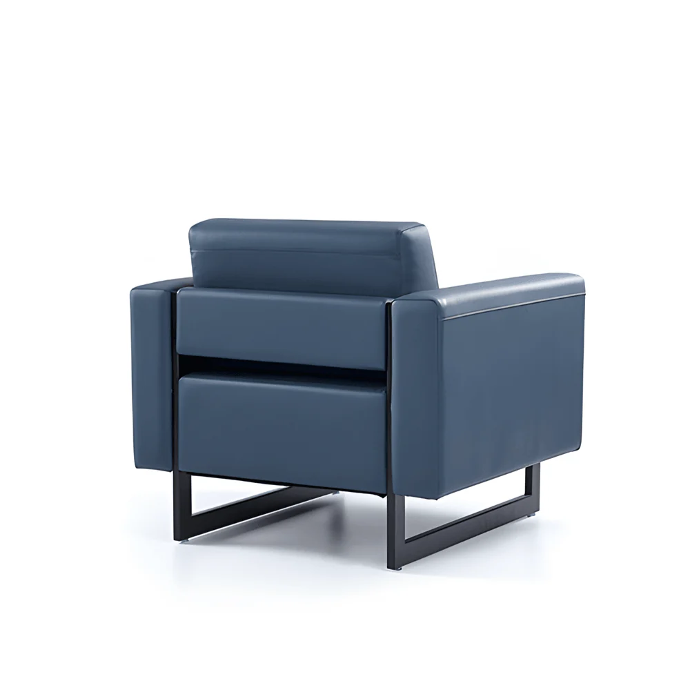 KST064 Bridge Leather Office Single Modular Sofa