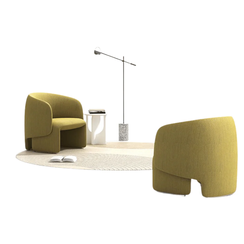 KST053 Sleeper Fabric Leisure Single Sofa Chair