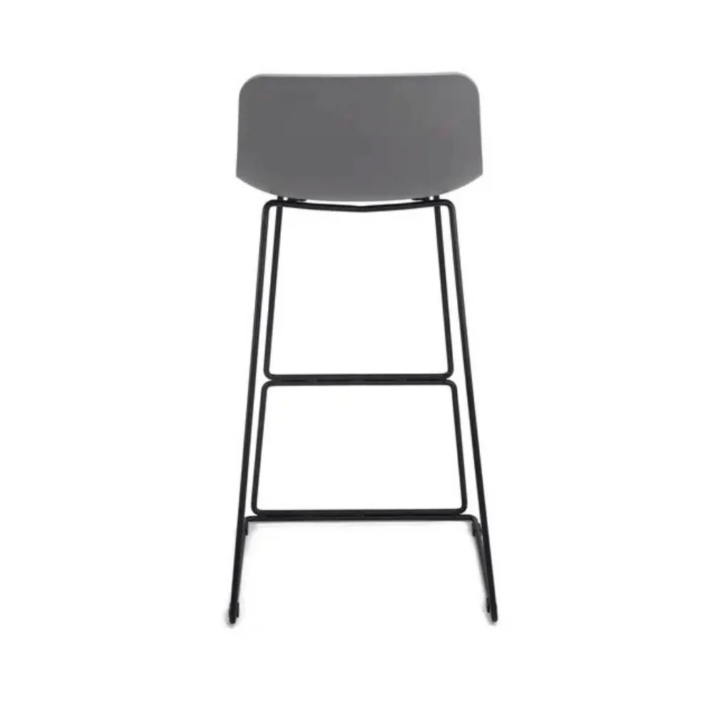 ST109 Round Metal High Leg Plastic Bar Stool