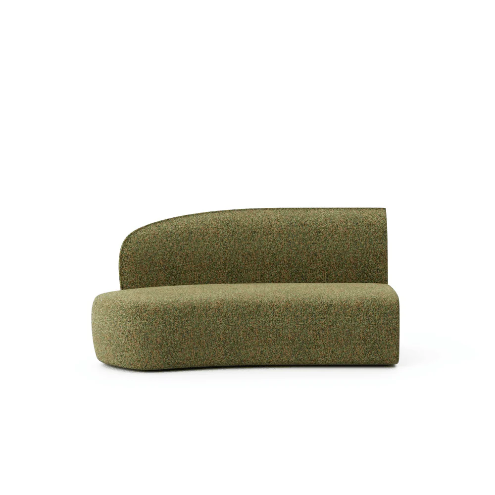 ST093 Palermo Office Fabric Curved Sofa