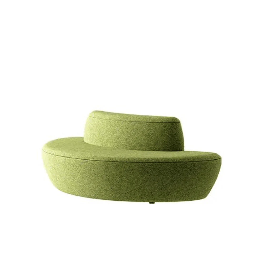 ST094 Siena Office Fabric Round Leisure Modular Sofa