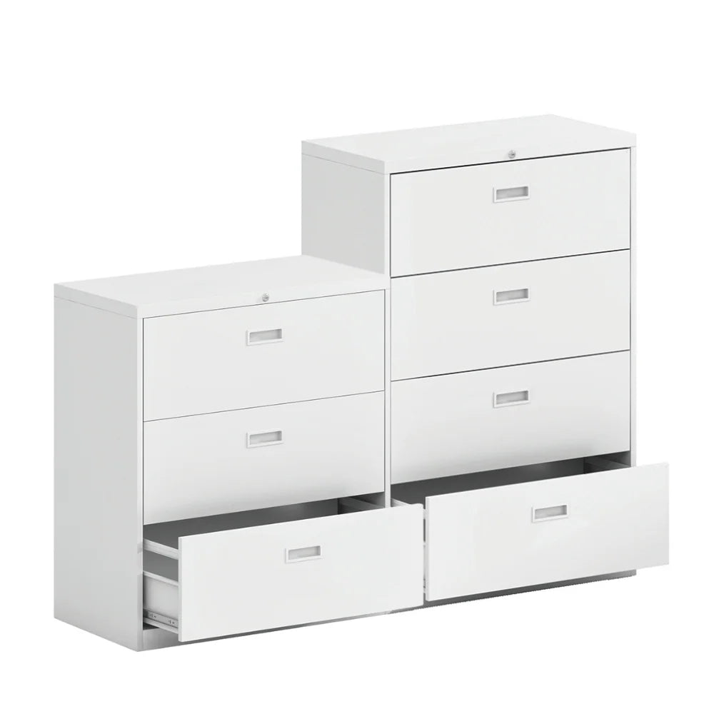 SST002 Cromo Office Steel Straight Drawer File Cabinet
