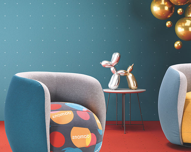 KA-32 Colarch Rotating Single Fabric Sofa