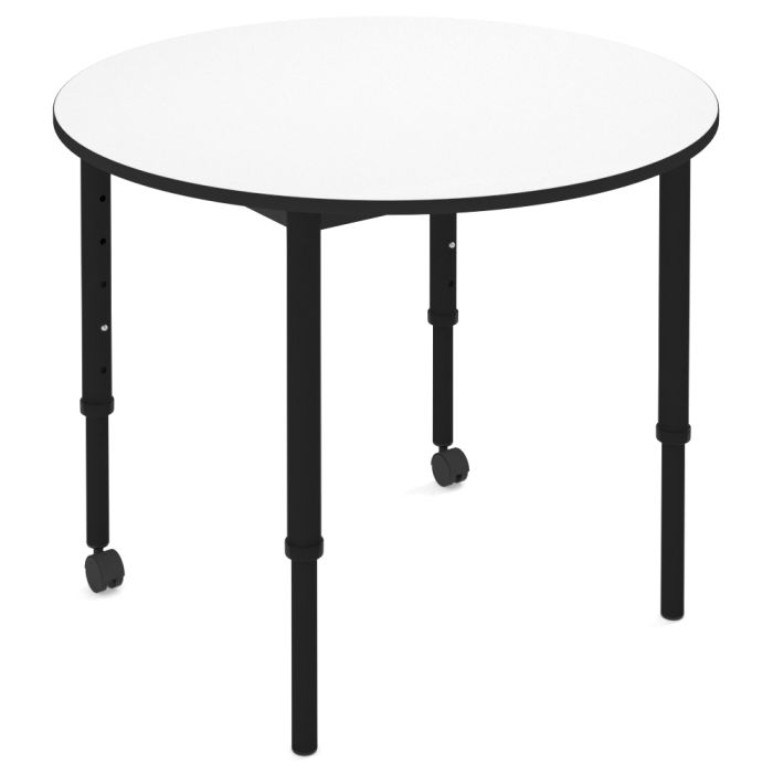 KS054 Crew Round Height Adjustable School Desk