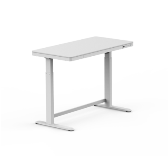 Total-IN-ONE STANDING DESK WITH DRAWER (WOODEN) - White (EW8-02W)
