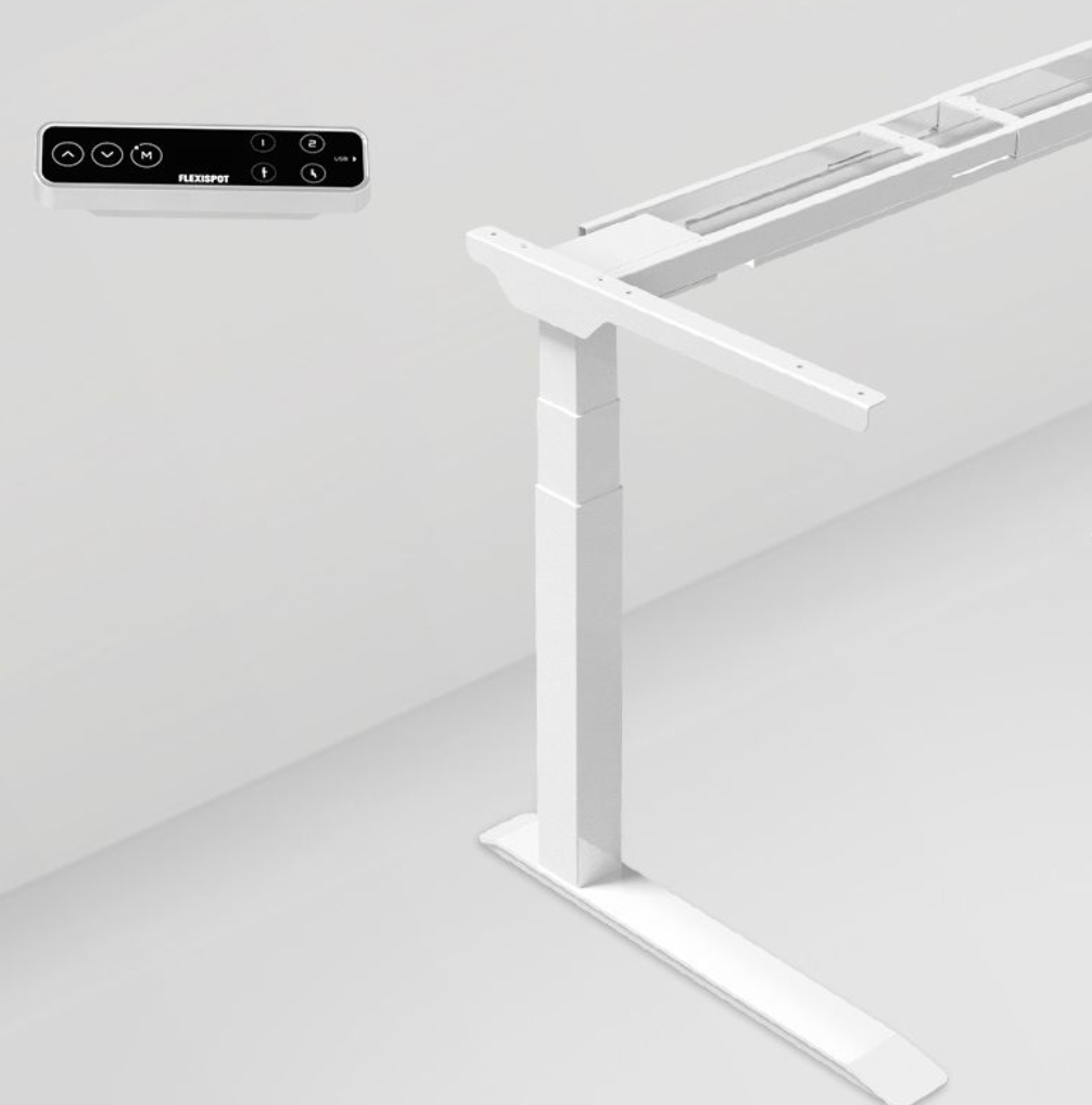 PROM STANDING DESK-White_Black (E7-03B)