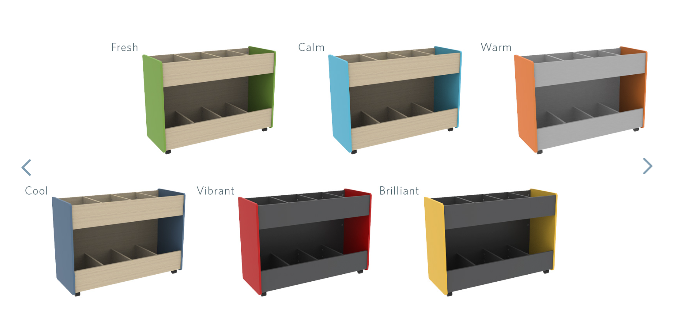 KS007 Liabrary Lockers Library Browser Box