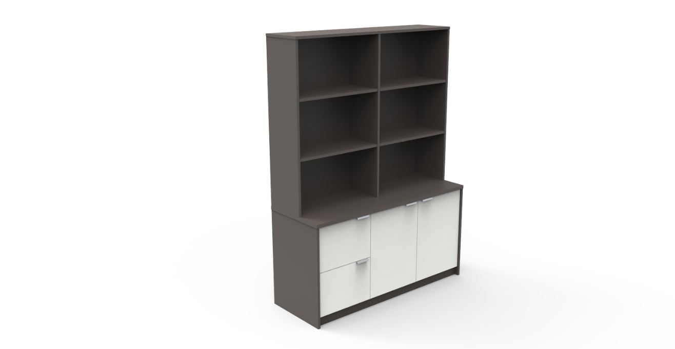 KS041 Unit Bookshelf Science Laboratory Cabinet