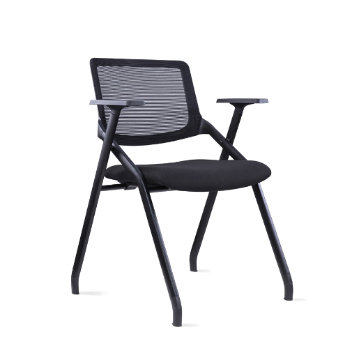 KEM024 Puro 黑背透氣培訓椅 辦公多功能椅