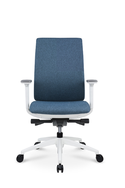 GT008-WB1L Kvix 中背人體工學辦公椅 電腦網椅 (白框)