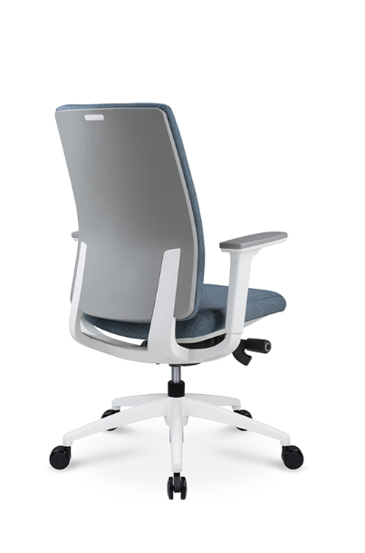 GT008-WB1L Kvix 中背人體工學辦公椅 電腦網椅 (白框)