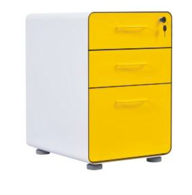 KM-BBF005 Three-layer steel locker fixed storage cabinet