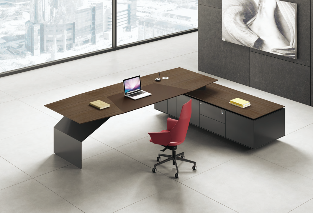 KA11 Loren Executive Desk with Storage