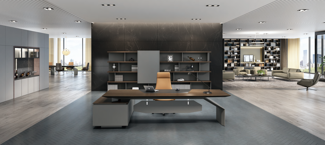 KA11 Loren Executive Desk with Storage