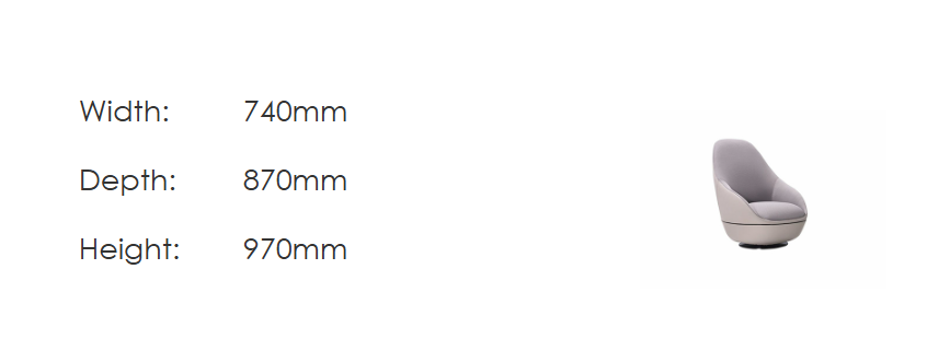 KA-31 Moffy Armchair with Footrest