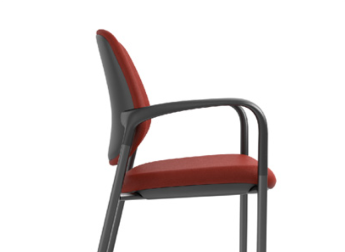 KEM050 Panel 可疊放帶滑輪會議椅