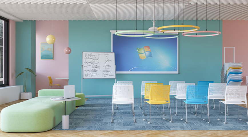 KEM075 Build 可堆疊塑膠會議椅