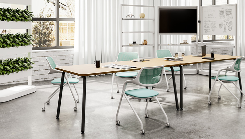 KH-S013 Scuola Movable Partition-TV Stand