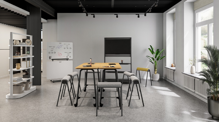 KH-S007 Ergo Movable Partition-Storage Rack