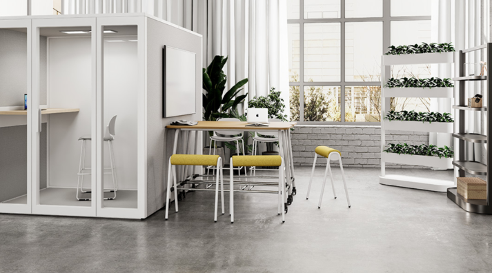 KH-S006 Banco Mobile Flower Stand