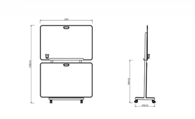 KH-S003 Quade Mobile Whiteboard Stand