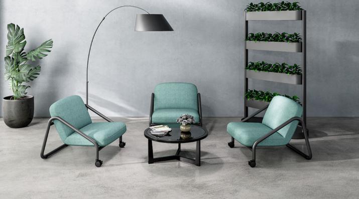 KH-S001 Divan Caster Sofa