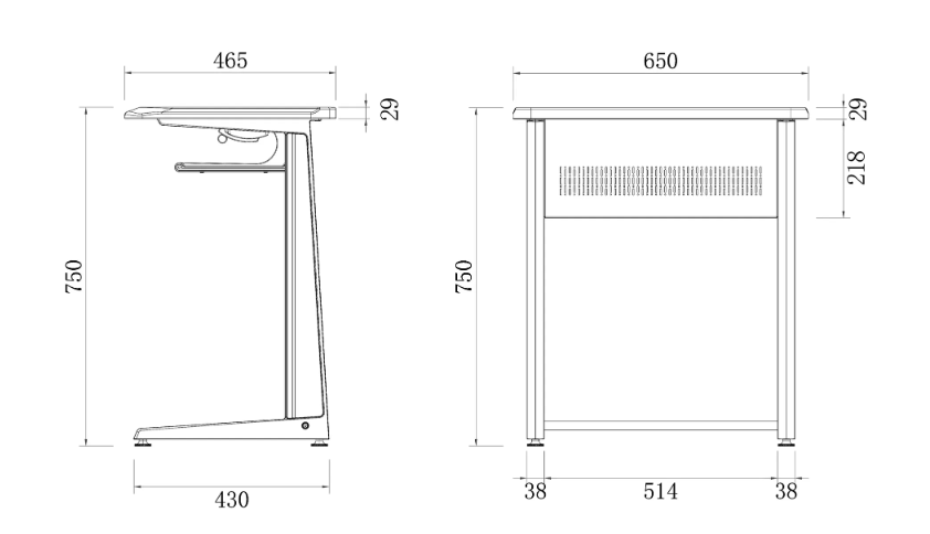 KAD026 Sapio Classroom Single Desk and Chair