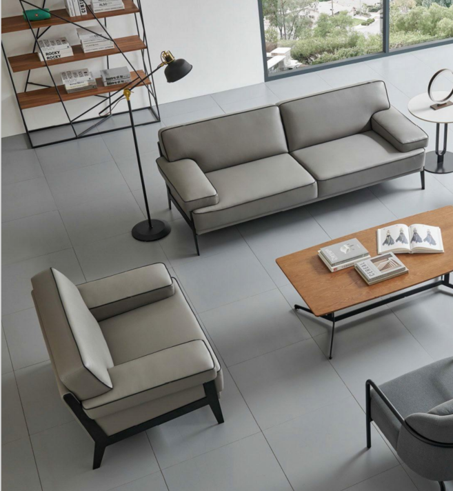 ST182 Lounge 真皮辦公室模組梳化