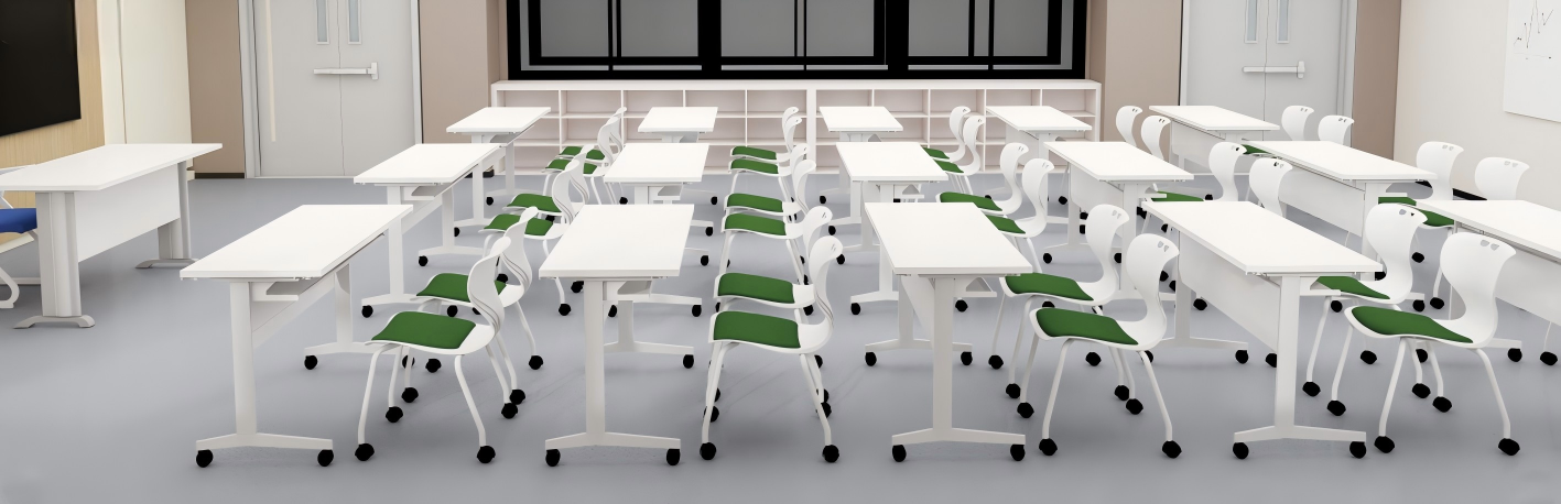 KEM081A Desk 可堆疊塑膠培訓椅